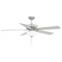 Trade Winds Lighting TW2007BN Berkeley Lake 52" Contractor Grade Ceiling Fan with LED Light Kit in Brushed Nickel - B07FMJ8QF7